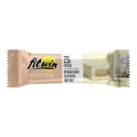 Батончик FitWin з начинкою молочний крем без цукру 60 г
