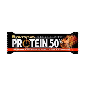 Батончик GoOn Протеїн 50% печиво-крем 50 г
