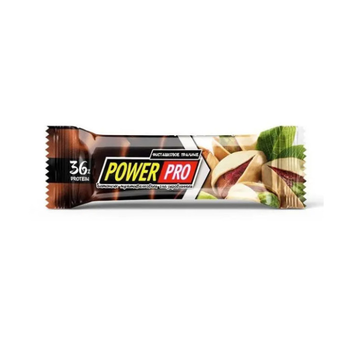Батончик Power Pro фісташкове праліне 60 г