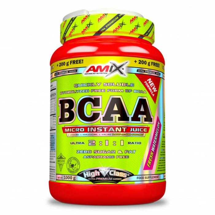 БЦАА Amix Мікро Інстант джус 800 г+200 г кавун