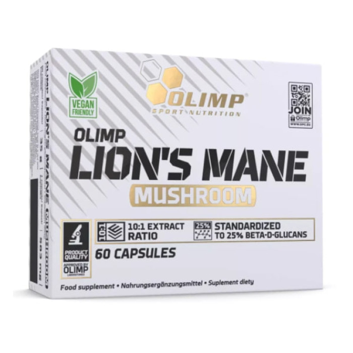 Гриб їжовик гребінчастий Olimp 60 капсул