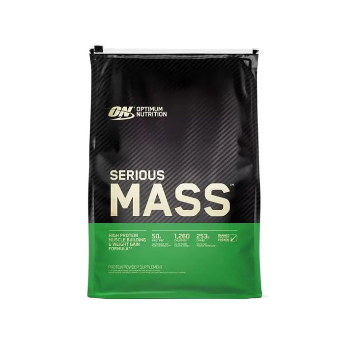Гейнер Optimum Nutrition Serious Mass, ваніль, 5,45 кг