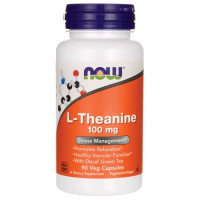L-Тіанін, Now Foods, L-Theanine, 100 мг, 90 капсул