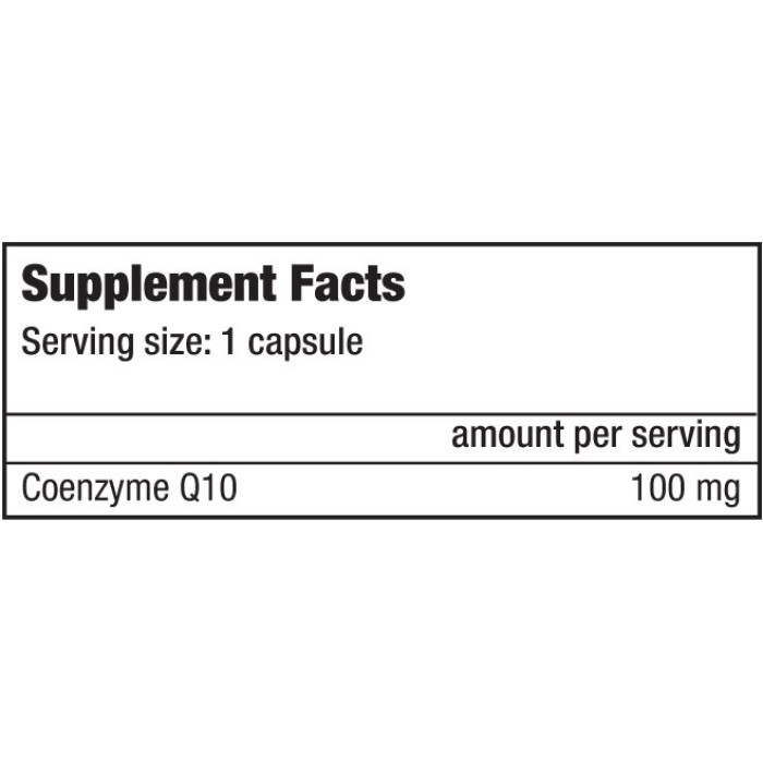 Коензим H2O Co-Q10, BioTechUSA, 60 капсул, 100 мг