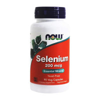 Селен, Now Foods, Selenium, 200 мкг, 90 капсул