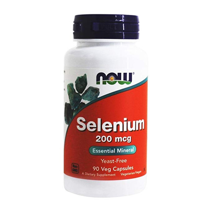 Селен, Now Foods, Selenium, 200 мкг, 90 капсул