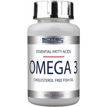Омега-3, Scitec, Omega-3, 2000мг, 100 капсул