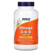Омега 3-6-9, Now Foods, Omega 3-6-9, 1200 мг, 90 капсул