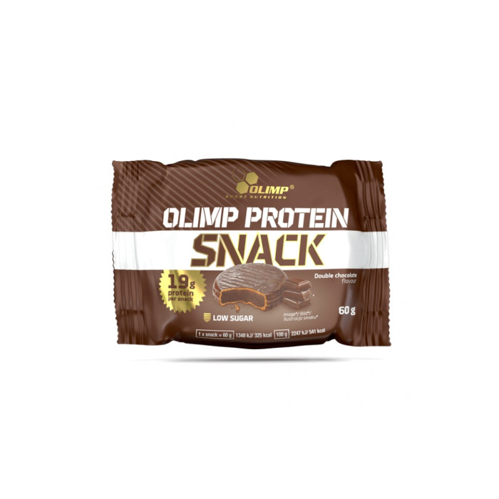 Протеїновий снек, Olimp sport nutrition, Snack, подвійний шоколад, 60 г