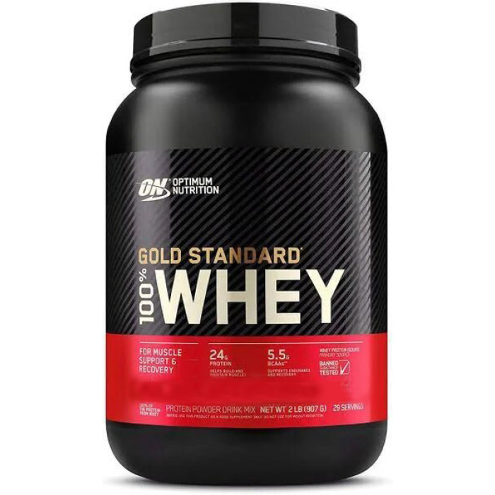 Протеїн Optimum Nutrition, 100% Whey Gold Standard,100% Вей Голд Стандарт, шоколадний мальт, 907 г 
