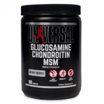 Глюкозамін/хондроїтин/МСМ Universal Nutrition 90 таблеток