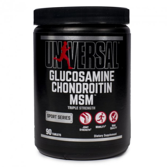 Глюкозамін/хондроїтин/МСМ Universal Nutrition 90 таблеток