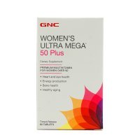 Мультивітаміни, GNC, Women`s Ultra Mega 50 Plus, 60 капсул