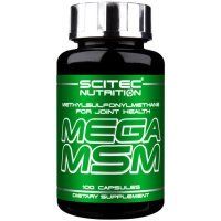 МСМ, Scitec, MSM, 800 мкг, 100 капсул