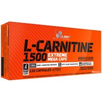 L-карнітин, Olimp Labs, L-carnitine, mega caps 1500 мг, 30 капсул