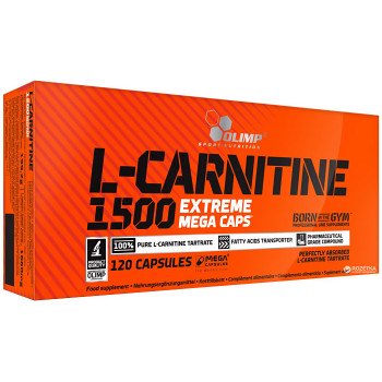 L-карнітин, Olimp Labs, L-carnitine, mega caps 1500 мг, 30 капсул