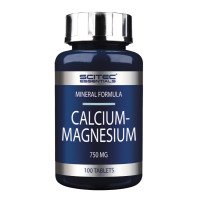 Кальцій і Магній, Scitec, Calcium Magnesium, 750 мг, 100 таблеток