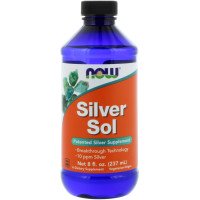 Срібло, Now Foods, Silver Sol, 237 мл