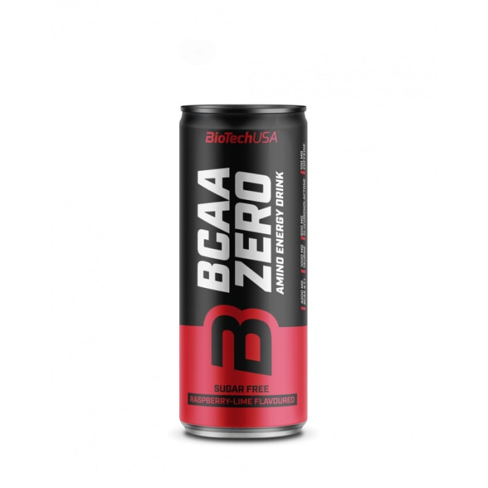 Енергетичний напій, BiotechUSA, BCAA Zero, малина-лайм, 330 мл