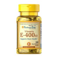 Вітамін E, Puritan`s Pride, 400 мо 100 капсул