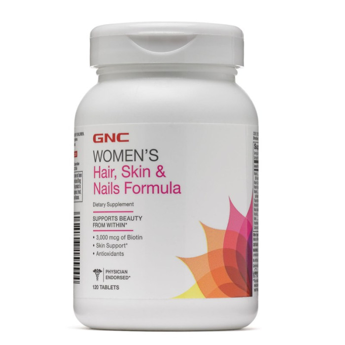 Вітаміни, GNC, Women`s Hair, Skin & Nails Program 
