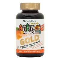 Мультивітаміни для Дітей, Смак Апельсина, Animal Parade Gold, Natures Plus, 120 жувальних таблеток