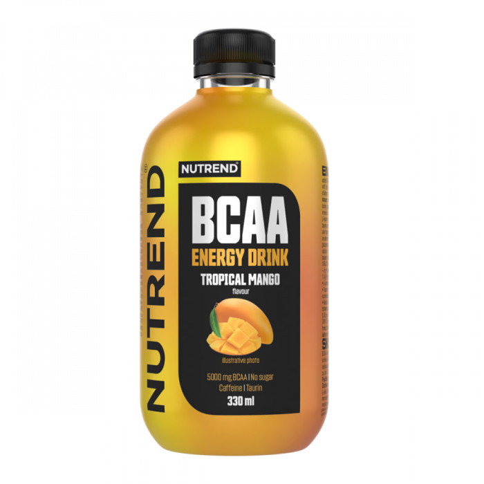 Напій з амінокислотами BCAA Energy drink, 330мл, тропічне манго