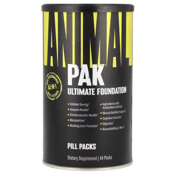 Комплекс амінокислот, Universal Nutrition, Animal Pak, 44 пакети