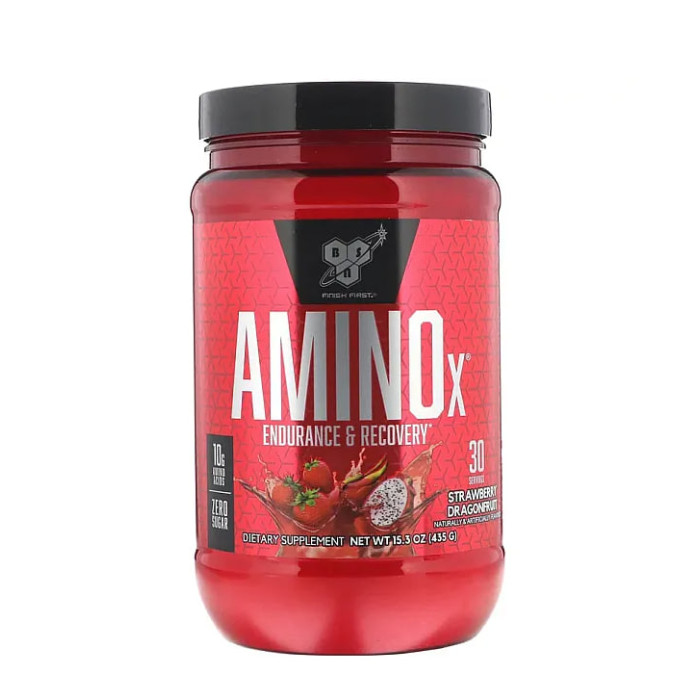 Аміно Х, BSN, Amino X, (полуниця-пітахая), 435 г