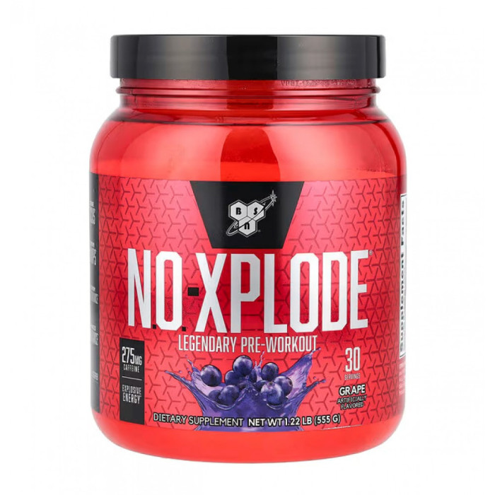 Передтренувальний комплекс BSN NO-Xplode порошок 555 г виноград