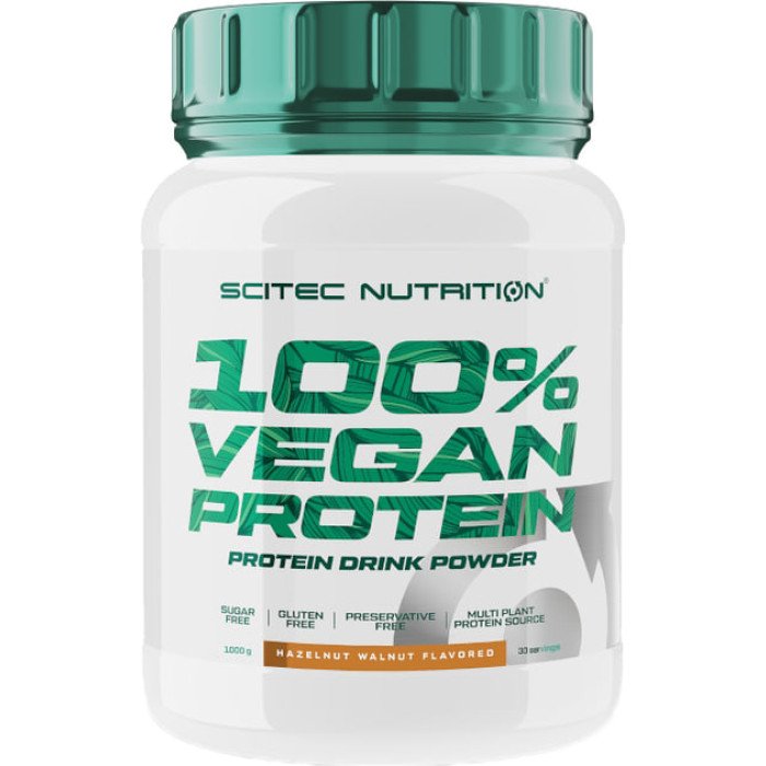 Протеїнова суміш Веган Scitec Nutrition 1000 г фундук-волоський горіх