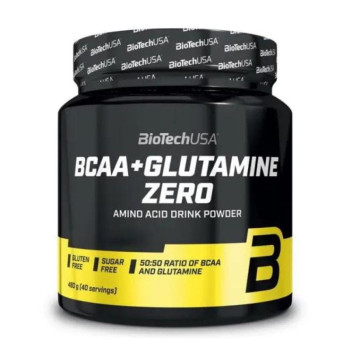BCAA+Glutamine Zero BiotechUSA 480 g ice tea-peach (персиковий чай)