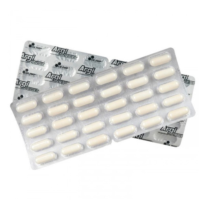 L-аргінін, Olimp Labs, Argipower, mega caps 1500 мг, 30 капсул