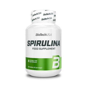 Спіруліна, BioTechUSA, Spirulina, 900 мг, 100 таблеток