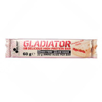 Протеїновий батончик, Olimp Gladiator, полуниця, 60 г