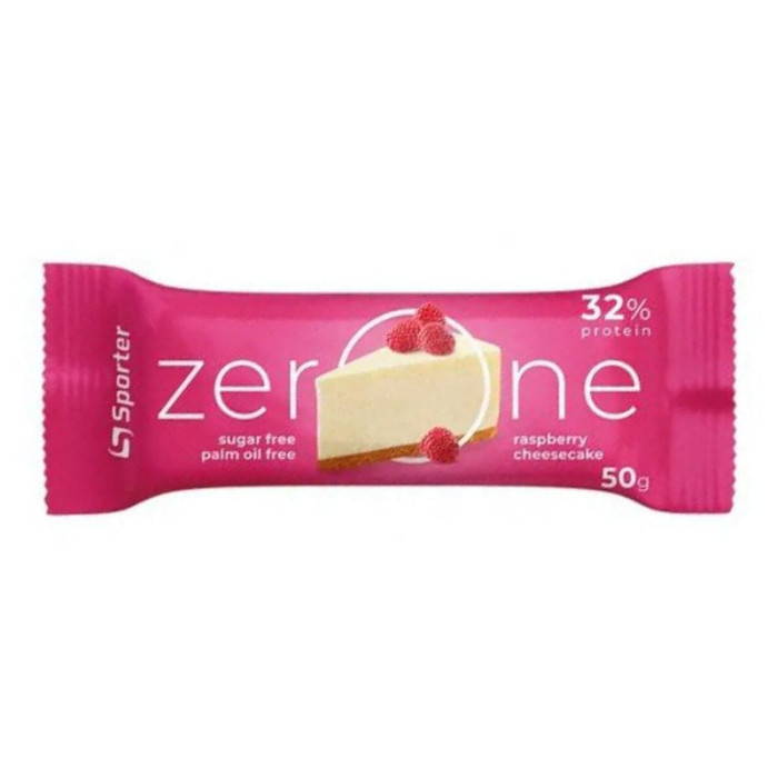 Протеїновий батончик, Sporter Zero One, raspberry cheesecake
