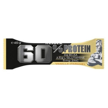 Батончик протеїновий 60% 45 гр (ваніль-карамель) Weider