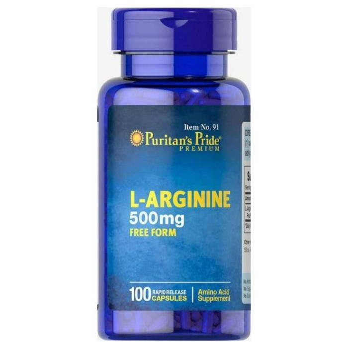 L-аргінін Puritan`s Pride L-Arginine 500 mg - 100 капс