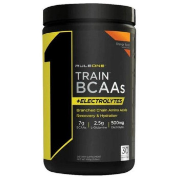 Амінокислотний комплекс Rule One P Train BCAAs 450 г Orange Burst