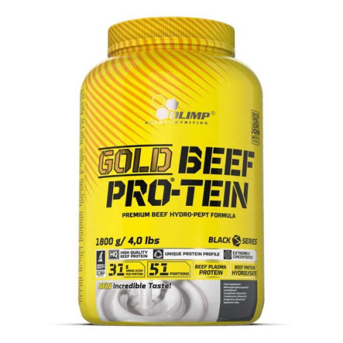 Протеїн Olimp Gold Beef Pro-Tein, 1800 г, Полуниця