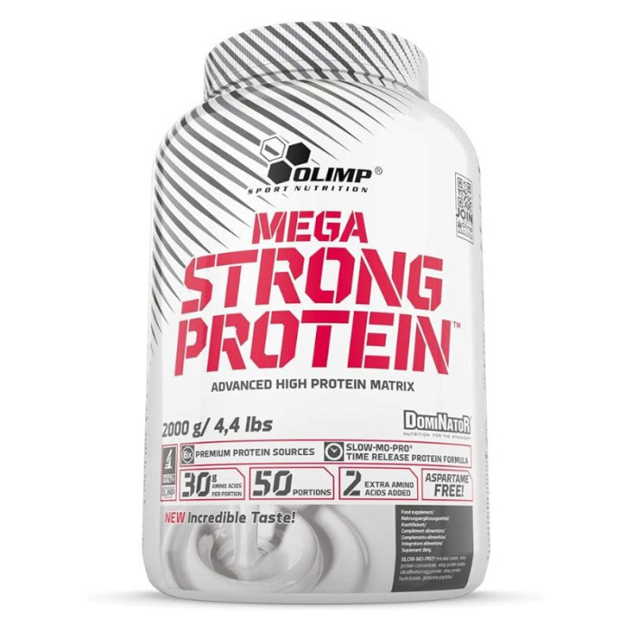 Протеїн Mega Strong Protein, Olimp, 2000 г, Ваніль