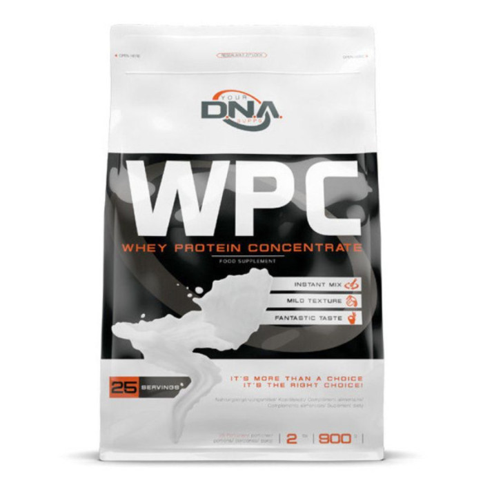 Концентрат сироваткового протеїну DNA WPC, Olimp, 900 г, Арахісова паста