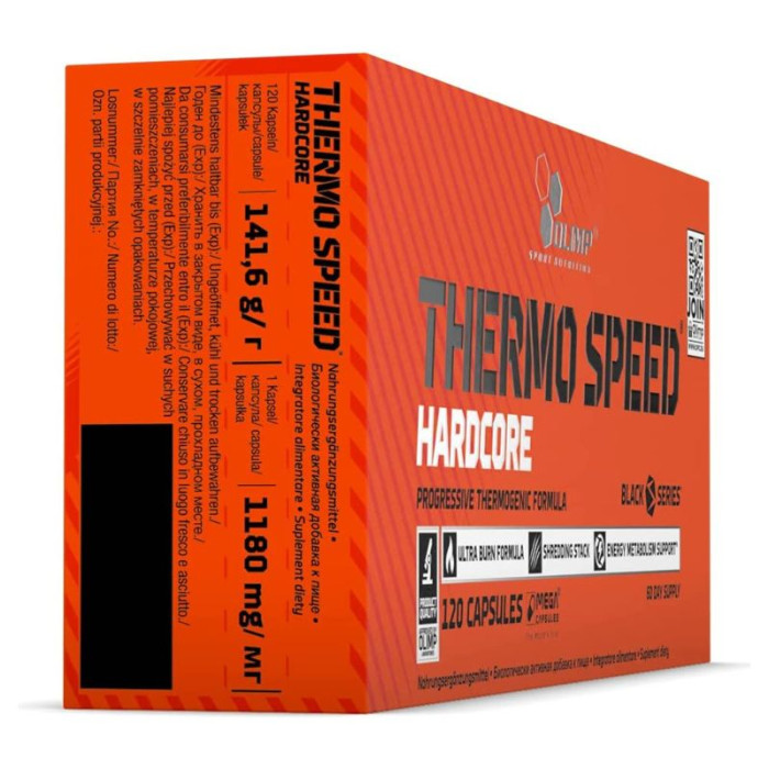 Жироспалювач Thermo Speed ​​Hardcore, Olimp, 120 капсул
