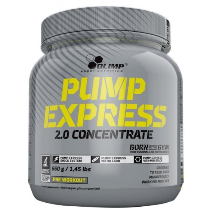 Передтренувальний комплекс Pump Express 2.0 concentrate OLIMP 660 g  Апельсин