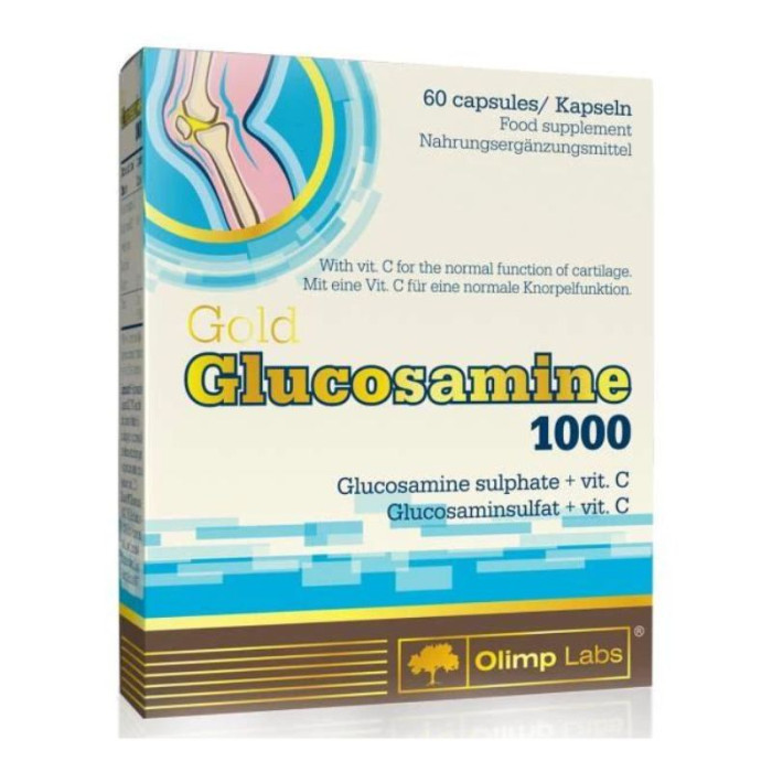 Глюкозамін+віт.С Gold Glucosamine 1000 OLIMP 60 caps