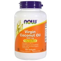 Virgin Coconut Oil 1,000 мг Now 120 softgels