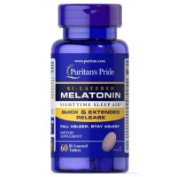 Мелатонін (здоровий сон), Puritan`s Extra Strength Melatonin 5 mg - 60 софт