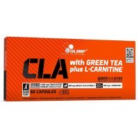 Жироспалювач CLA with Green Tea Plus L-carnitine Sport Edition, Olimp, 60 капсул