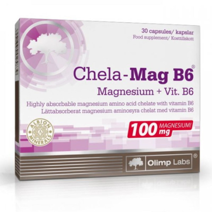 Магній хелатний Olimp B6 30 капсул