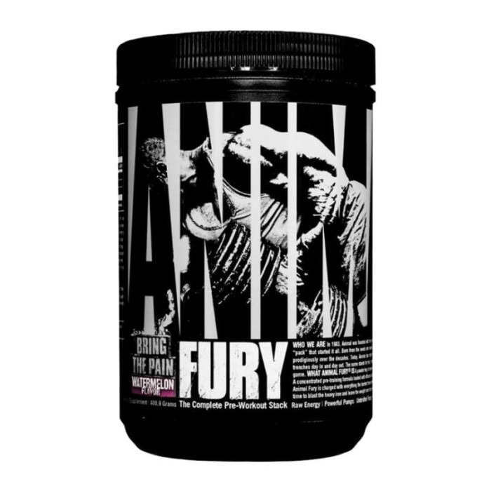 Передтренувальний  комплекс Universal Nutrition Енімел Ф'юрі 492 г кавун